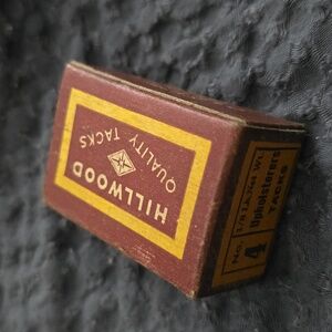 Hillwood Quality Tacks Box from Cleveland Ohio